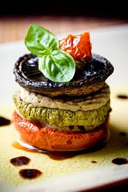 Miniature Napoleons With Eggplant Creme Food Vegan Cooking Recipes