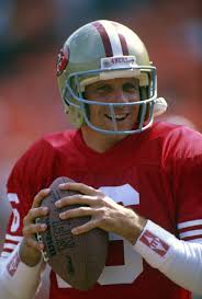 Quarterback Joe Montana Of The San Francisco 49ers Warms Up Before An San Francisco 49ers Joe Montana 49ers