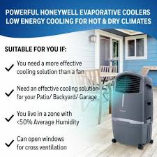 Finally i was able to install my garage swamp cooler and it's really coo. Honeywell 780 Cfm 3 Speed Outdoor Rated Portable Evaporative Cooler Swamp Cooler For 320 Sq Ft Co30xe The Home Depot