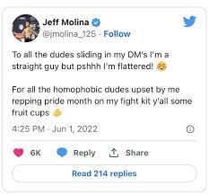 UFC fighter Jeff Molina has just been ousted on video giving head. What do  you think this means for his career? : rufc