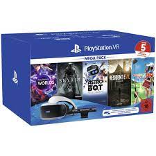 Virtual reality (vr) ist der begriff für eine künstlich erzeugte spielwelt, deren umsetzung so detailliert und ausgereift ist, dass ein mensch das produktfeatures: Sony Ps Vr Brille Inkl Kamera Und 5 Spiele Kaufland De