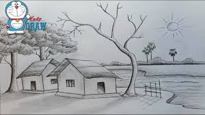 Best Sceneries For Drawing Best Drawing Scenery Pencil Sketch Image Of Nature 1097859 Hd Wallpaper Backgrounds Download The original drawing of this print was done using pens and water color paints.