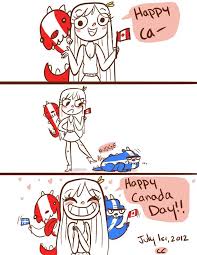 July's 1th is canada day and it's also shinsou's birthday! Friend Of Mine Drew This For Today Happy Canada Day From Quebec Everyone Funny