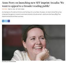 Check out @thebookseller to see our very own Anne Perry, publishing  director of Arcadia, discuss her vision for the list 🥰📚