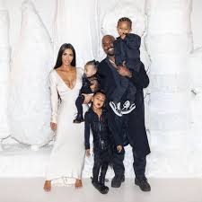 Kim released her newest and laid back holiday photo, captioning it as the west family christmas card 2019. keep scrolling to see this year's kardashian christmas card—and some of our faves. Psalm Makes His Debut In This Year S Kardashian West Family Christmas Card