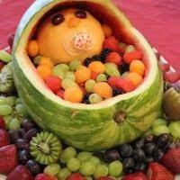 Creative Baby Shower Food Ideas Baby Shower Fruit Baby Fruit Watermelon Baby