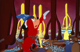 The sorcerer's apprentice features mickey mouse as an aspiring magician. Fantasia 1942 Turner Classic Movies