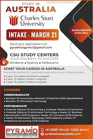 Study In Australia Charles Sturt University Educational Consultant Overseas Education Education
