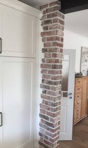 Brick Clinker Straps Room Divider Pillar Trim Brick Clinker Divider Industrial Pillar Room Straps Trim Cloison Decoration Plafond