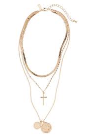 Topshop Layered Cross Pendant Necklace Nordstrom Cross Pendant Layered Cross Necklace Cross Pendant Necklace