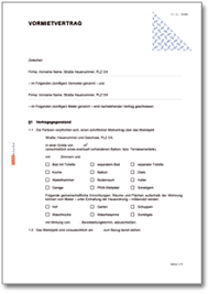 Kaufvertrag eigentumswohnung muster word und pdf 1. Vormietvertrag De Vertrag Download