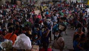 Aside from people, rescuers are also evacuating animals. Tens Of Thousands Face Uncertainty As Philippine Volcano Spews Lava