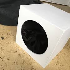Cat Cave Insert For Expedit Kallax Ikea Hackers Ikea Hacks For Cats Ikea Cat Cat Cave