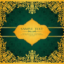 You love sharing this video to invite your friends, relatives and. Free Vector Template For Invitation Card In Arabic Or Muslim Style
