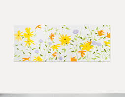 Geschenkgutschein (alex katz late summer flowers). Artwork Alex Katz Summer Flowers Canvas Galerie Frank Fluegel