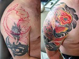 Top 53 Tattoo Cover Up Sleeve Ideas 2021 Inspiration Guide Cover Up Tattoos Shoulder Cover Up Tattoos Cover Tattoo