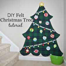 Diy Felt Christmas Tree Project Nursery Diy Felt Christmas Ornaments Diy Felt Christmas Tree Felt Christmas