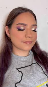 Disco themed makeup for homecoming 💜#chicagomua #foryou #fyp #makeupinspo  #homecoming #homecomingmakeup #purpleeyeshadow #quincemakeup #concertmakeup