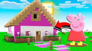 Help peppa and his family build a brand new house to live in. I Found The Peppa Pig House In Minecraft Youtube
