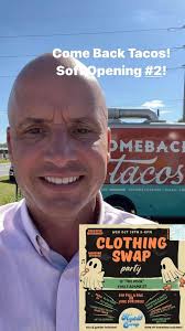 Come Back Tacos’ second soft opening! Come join us Wednesday, October 18 at  5:00 PM for our second soft opening. We are partnering with Hydr0swap, so  bring any clothes you’d like to swap for better ...