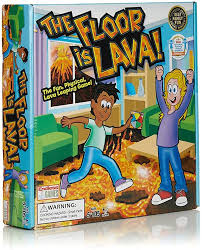 Amazon Com The Floor Is Lava Interactive Game For Kids And Adults Promotes Physical Activ In 2020 Sleepover Activities The Floor Is Lava Birthday Games For Adults