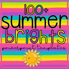 Cute backgrounds for google slides. 100 Summer Brights Rainbow Google Slides Powerpoint Template Backgrounds