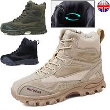 Details About Men Army Military Tactical Shoes Hiking Outdoor Sports Desert Combat Boots Size