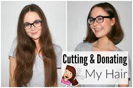 How much hair has to be cut off to donate? Cutting Donating My Hair Emily Bashforth