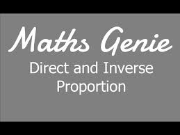 Direct And Inverse Proportion Youtube