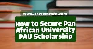 How To Secure Pan African University Pau Scholarship