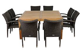 International Home Miami Versailles 9 Pc Sq Outdoor Dining Set One Kings Lane In 2020 Outdoor Dining Set Best Outdoor Furniture Outdoor Dining