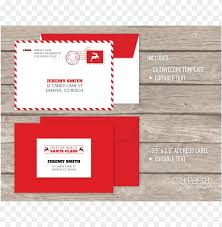 Our free printable letter to santa and matching envelope will help you get this. North Pole Letter From Santa Envelope Printable Png Image With Transparent Background Toppng