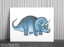 Triceratops Dinosaur Print Dinosaur Decor Dinosaur Art Etsy Dinosaur Wall Art Dinosaur Art Dinosaur Decor
