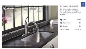 Thus, it can resist water spot. Moen Facebook L Social Media Content Performance On Behance