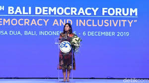 Tutup Bali Democracy Forum Meutya Hafid Bicara Perempuan Jaga Demokrasi