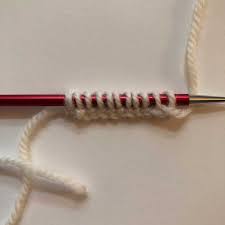 Make a knit stitch in the first stitch, but leave it on the needle. Knitted Cast On Tutorial Knotions