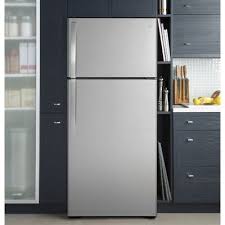 Ge Appliances 28 Energy Star Top Freezer 16 6 Cu Ft Refrigerator In 2020 Top Freezer Refrigerator Stainless Steel Refrigerator Refrigerator