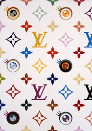 Download the background for free. Takashi Murakami Wallpaper Louis Vuitton Print Novocom Top