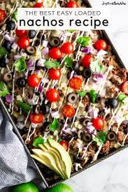 The Best Mexican Beef Nachos Recipe In This Easy Nachos Recipe Seasoned Ground Beef Is Nestled Betwee In 2020 Healthy Snacks Recipes Nachos Recipe Nachos Recipe Beef