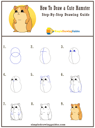 How To Draw A Cute Hamster In 2020 Cute Hamsters Animal Sketches Cute Drawings