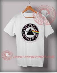 Pink Floyd 1973 Us Tour T Shirt Custom Design T Shirts Cornershirt Com Tour T Shirts Custom Design Shirts Pink Floyd T Shirt