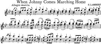 When Johnny Comes Marching Home Violin Sheet Music With Images Violin Sheet Johnny Violin Sheet Music