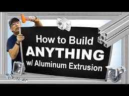How To Build Anything With Aluminum Extrusion By Bosch Rexroth Youtube Aluminum Extrusion Extrusion Bosch