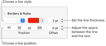 Add Rules Lines To Separate Text In Keynote On Mac Apple Support