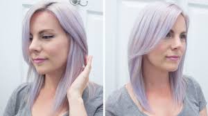 Blue is more ideal for canceling out orange hair, and purple is best for yellow. How To Dye Your Hair Lavender Pastel Purple Manic Panic Ultra Violet Youtube