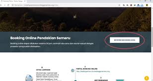 Booking Online Pendakian Semeru
