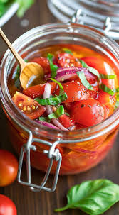Marinated Cherry Tomatoes Recipe Peas And Crayons Recipe Cherry Tomato Recipes Canning Recipes Recipes