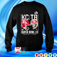 We have the chiefs and bucs super bowl lv apparel including shirts, hats and jerseys. Super Bowl Kansas City Chiefs Vs Tampa Bay Buccaneers 7 February 2021 Shirt Hoodie Sweater Long Sleeve And Tank Top