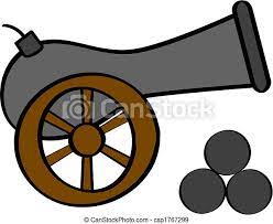 Check spelling or type a new query. Palle Vecchio Cannone Cannone Illustrazione Lato Cartone Animato Canstock
