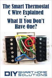 It depends upon the original installer having used the traditional wiring color code to when installing the thermostat. The Smart Thermostat C Wire Explained What If You Don T Have One Diy Smart Home Solutions